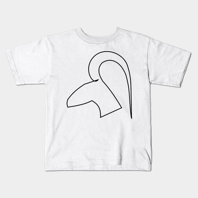 Capricorn ~ Zodiac series Kids T-Shirt by Selbrass